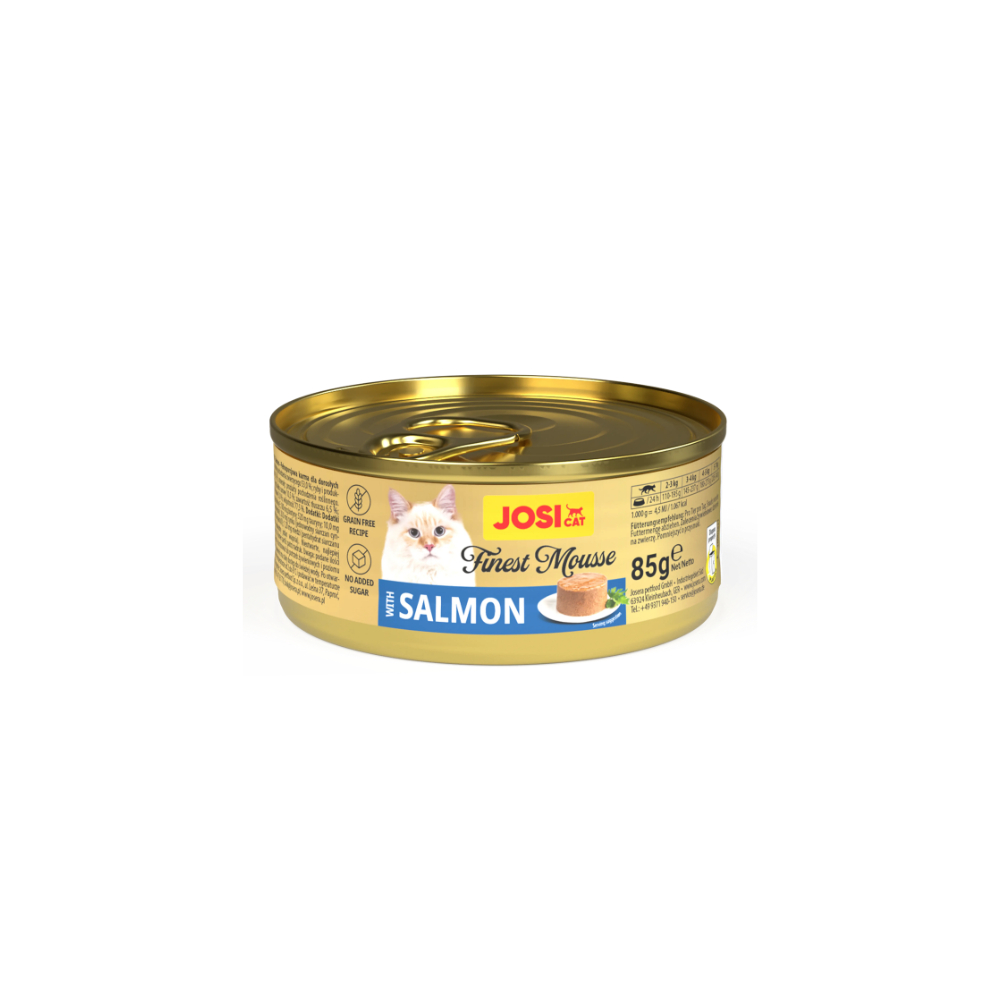 Josera Petfood Konservai JOSERA JosiCat Finest Mousse su lašiša 85 g