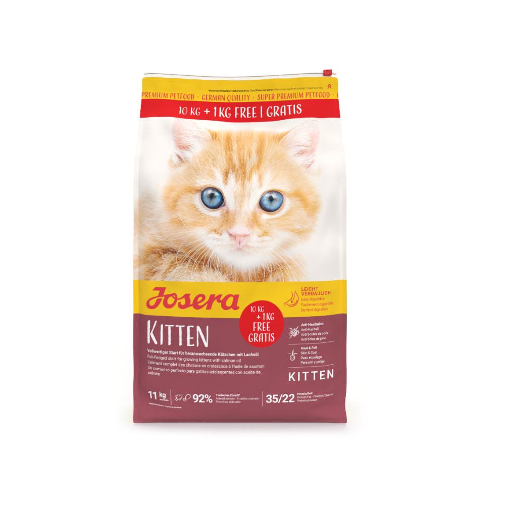 Josera Petfood AKCIJA Josera SP kačiukams Kitten 11 kg (10+1 kg)