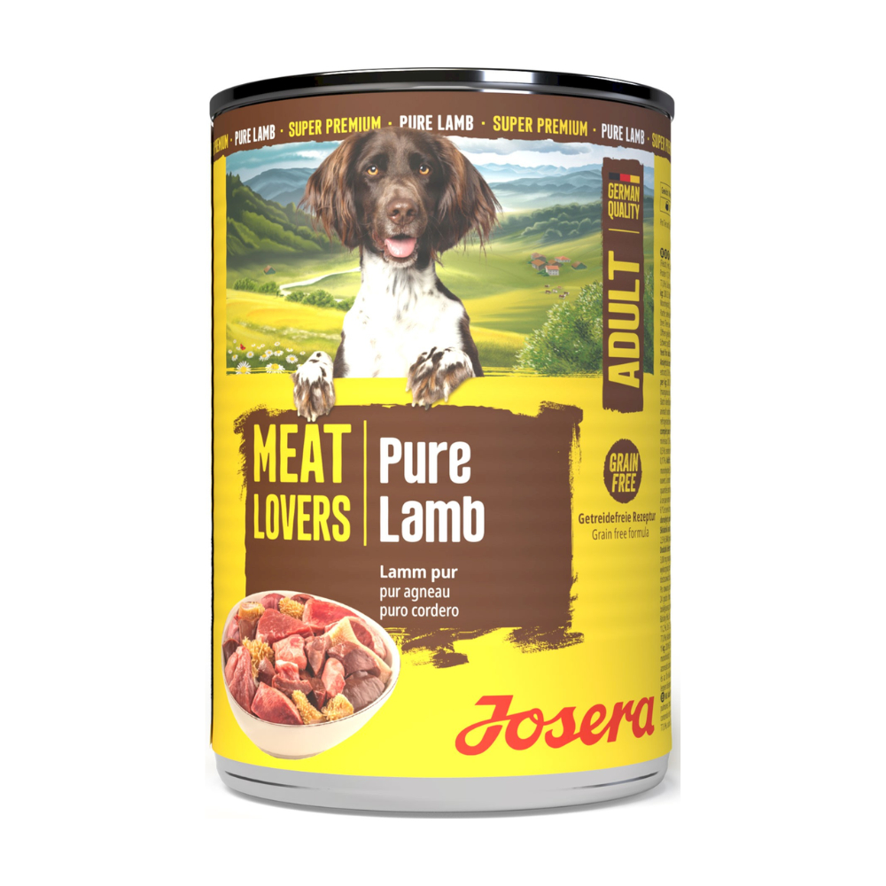 Josera Petfood Konservai JOSERA šunims Meat Lovers Pure Lamb 400 g