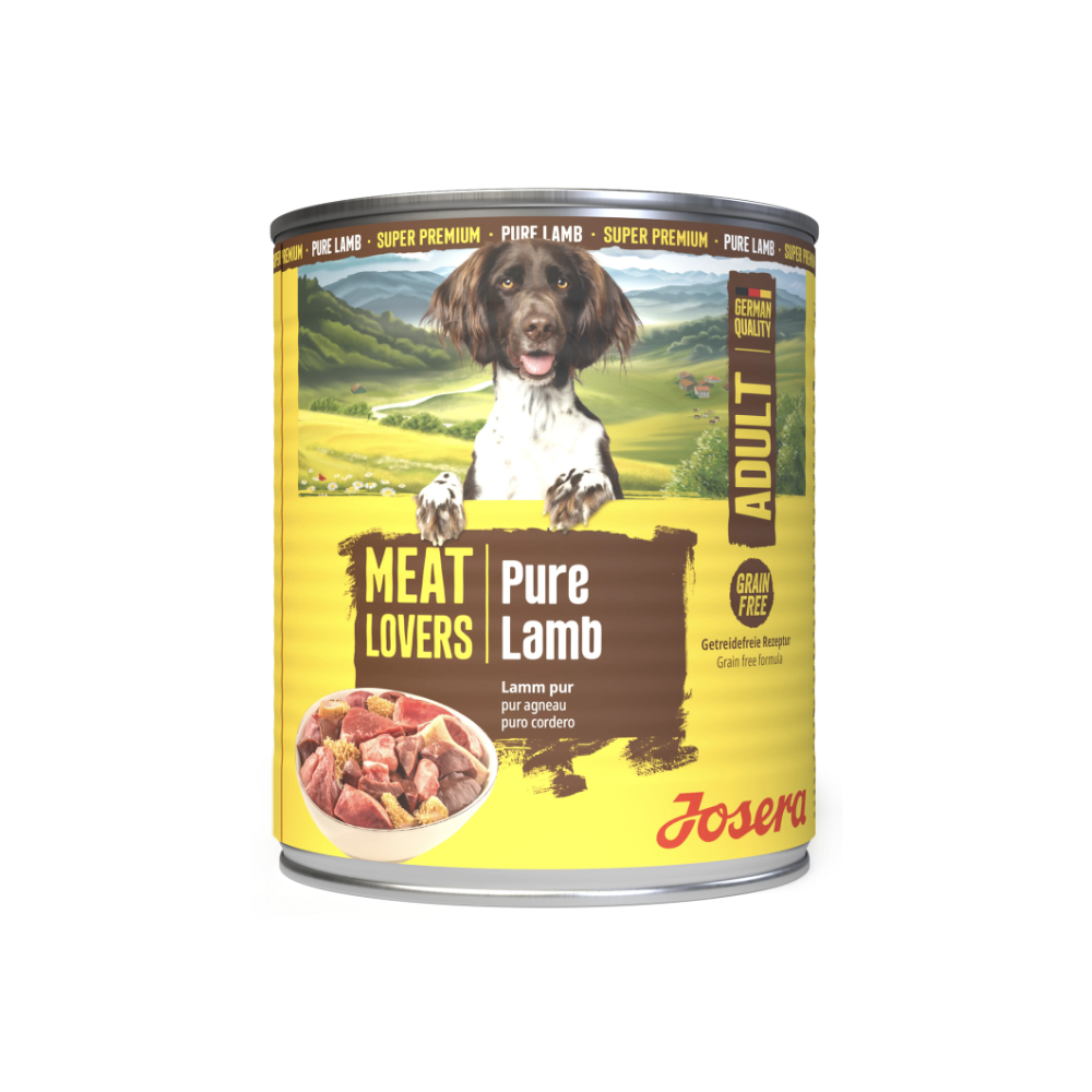 Josera Petfood Konservai JOSERA šunims Meat Lovers Adult Pure Lamb 800 g