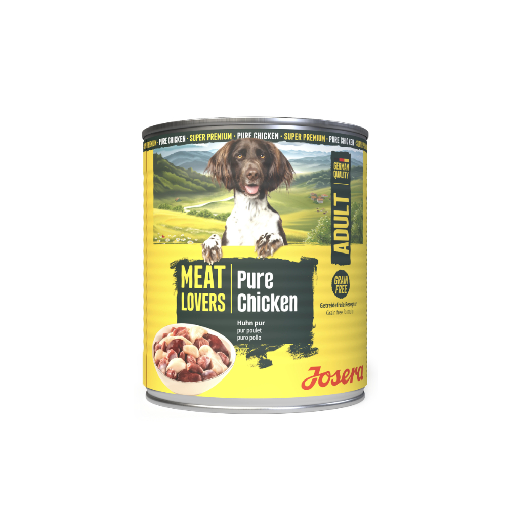 Josera Petfood konservai JOSERA šunims Meat Lovers Adult Pure Chicken 800 g