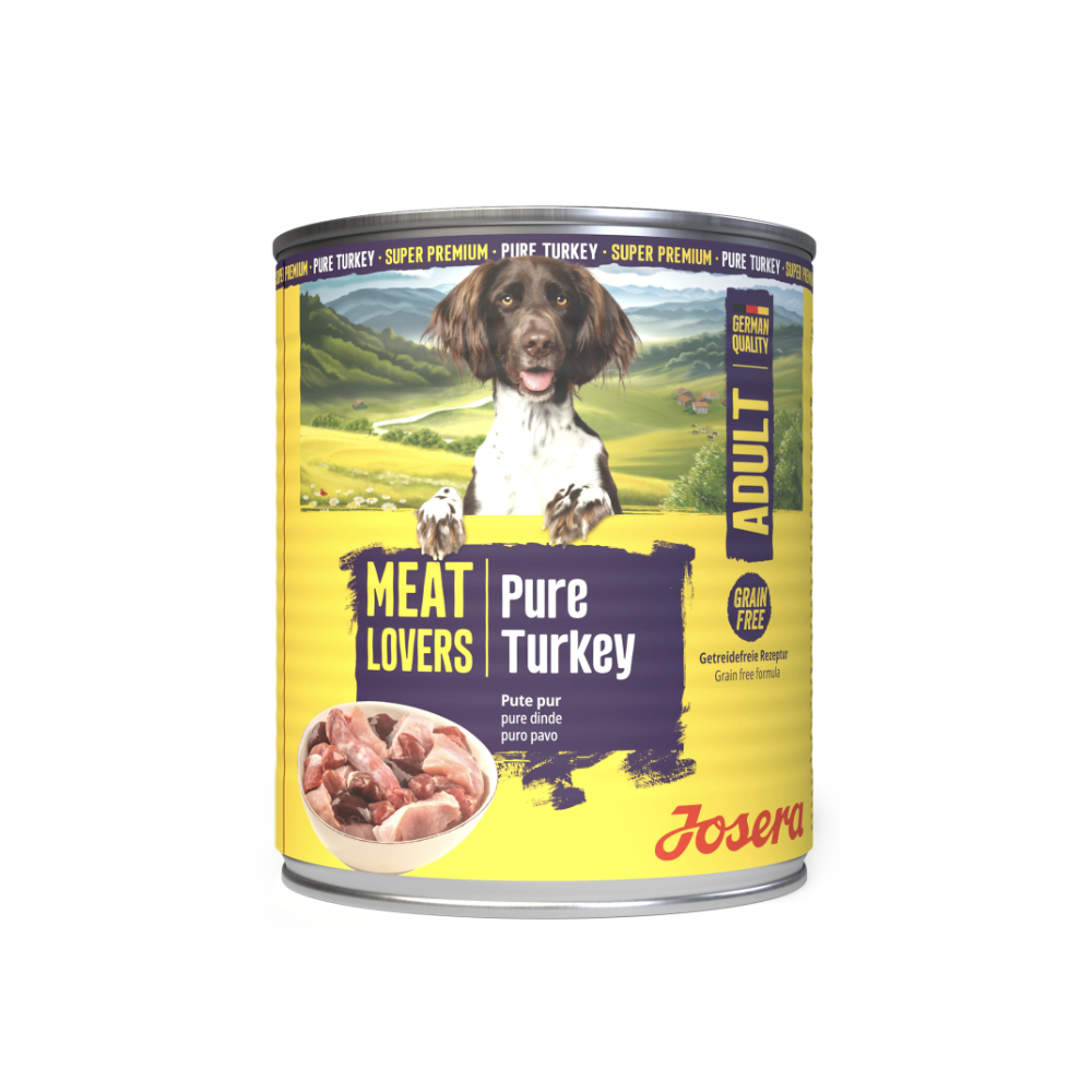 Josera Petfood Konservuota maista JOSERA šunims Meat Lovers Adult Pure Turkey 800 g