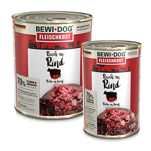 BEWI DOG RICH IN BEEF 800G - KONSERVAI ŠUNIMS SU JAUČIO MĖSA