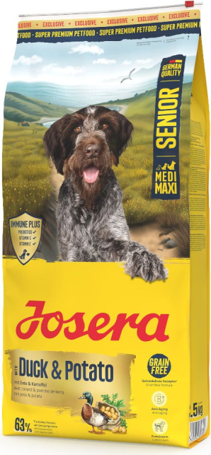 Josera Petfood Josera SPE šunims M/M Senior su Antimi&Kartupiais 12.5 kg