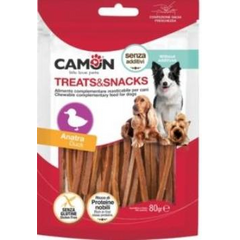 Skanėjimas šunims - anties mėsos strimeliai 80g