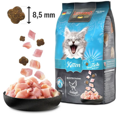 LEONARDO sausas pašaras kačiukams su vištiena 7.5 kg
