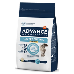 ADVANCE VETERINARY DIETS CAT GASTROENTERIC SENSITIVE 1.5KG - KATĖMS SU JAUTRIA VIRŠKINIMO SISTEMA