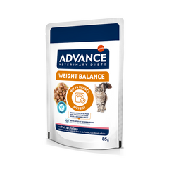 ADVANCE VETERINARY DIETS CAT WEIGHT BALANCE 85G - KONSERVAI KATĖMS SVORIO KONTROLEI