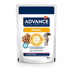 ADVANCE VETERINARY DIETS CAT RENAL 85G - KONSERVAI KATĖMS, TURINČIOMS INKSTŲ VEIKLOS SUTRIKIMŲ