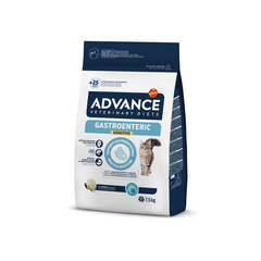 ADVANCE VETERINARY DIETS CAT GASTROENTERIC SENSITIVE 7.5KG - KATĖMS SU JAUTRIA VIRŠKINIMO SISTEMA