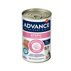 ADVANCE VETERINARY DIET DOG ATOPIC MED/MAXI 400G - KONSERVAI VIDUTINIŲ IR DIDELIŲ VEISLIŲ ŠUNIMS, SERGANTIEMS ATOPINIU DERMATITU
