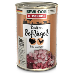 Bewi Dog rich in poultry 400gr - Pieaugušiem šunims su paukščių