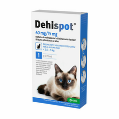 DEHISPOT 60MG/15MG SKYSTIS 0.7ML N1 KATĖMS 2.5-5KG