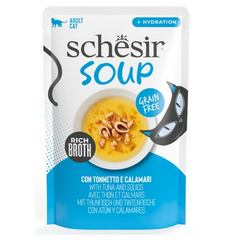 Schesir Cat Tuna and Squid Soup 40g - Schesir katinų tuno ir kalmarų sriuba 40g