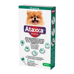 ATAXXA 200/40MG ŠKID 0.4ML SUNIEM LĪDZ 4KG N1