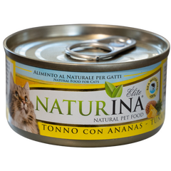 NATURINA ELITE WET TUNA SLICES 70G - KONSERVUOTAS MAISTAS KATĖMS (TUNO GABALIUKAI) [CLONE]