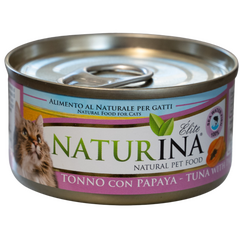 NATURINA ELITE WET TUNA SLICES 70G - KONSERVUOTAS MAISTAS KATĖMS (TUNO GABALIUKAI) [CLONE] [CLONE]