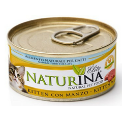 NATURINA ELITE KITTEN VIŠTIENA SU JAUČIU 70G - KONSERVAI KAČIUKAMS SU JAUČIU