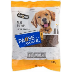 HAU & MIAU KEPTI mėsos sausainiai, 400 g - papildomas maistas šunims, mėsos sausainiai.