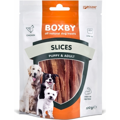 BOXBY GRIEŽINIAI ŠUNIMS 100G - papildomas maistas suaugusiems šunims, iš vištienos.