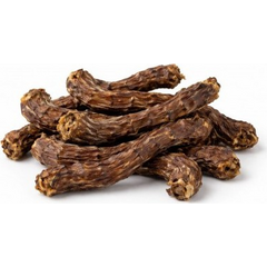 HAU & MIAU šunų užkandis - anties kakleliai 500 gr - papildomas maistas šunims, džiovinti anties kakleliai.
