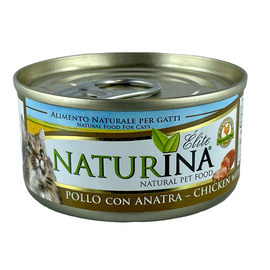 NATURINA ELITE DRĖGNAS VISTIENA SU ANTIS 70G - KONSERVAI KATĖMS (VISTA SU ANTIS)