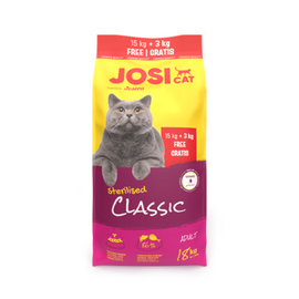 Josera Petfood AKCIJA Josera P katei JosiCat Sterilised Classic 18 kg (15+3 kg)