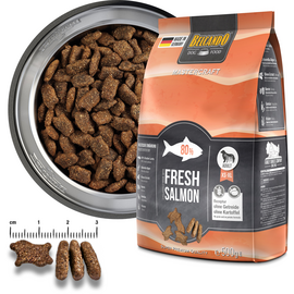BELCANDO MASTERCRAFT FRESH SALMON 10KG - SAUSA ŠUNŲ MAISTO BARA SU LAŠIŠA