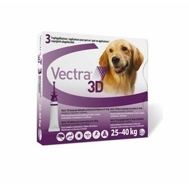 VECTRA 3D 4.7ML ŠUNIMS NUO 24-40KG N1 - ANTIPARAZITINIAI LAŠAI