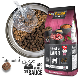 BELCANDO FINEST GF LAMB 4KG - VISŲ VEISLIŲ ŠUNIMS (AVINĖLIS IR RYŽIAI)