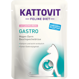 KATTOVIT GASTRO LAŠIŠA&RIŠI 85G - KONSERVAI KATĖMS SU LAŠIŠA IR RYŽIAIS