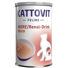 KATTOVIT FELINE RENAL DRINK CHICKEN 135ML - SRIUBA KATĖMS SU INKSTŲ PROBLEMOMIS