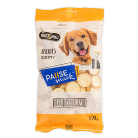 HAU & MIAU KEPTI sausainiai, 120 g - papildomas maistas šunims, biskvitiniai sausainiai.