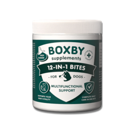 BOXBY 12-IN-1 BITES 240 г - многофункциональная мультивитаминная добавка для собак от 4 месяцев.