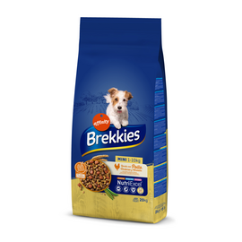 AFFINITY BREKKIES šuo Mini vištiena 20,0kg - subalansuotas maistas suaugusiems mažų veislių šunims (1-10kg). Su vištienos mėsa.