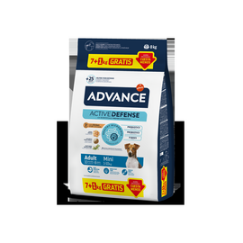 ADVANCE DOG MINI ADULT 7+1 KG - MAŽŲ VEISLIŲ SUAUGUSIEMS ŠUNIMS (VIŠTIENA IR RYŽIAI)