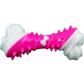 Barry King žaislas šunims, kaulas rožinės spalvos TPR 12.5 cm