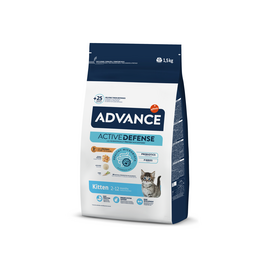 ADVANCE CAT KITTEN 1.5 KG - KATINĖLIAMS NUO 2 IKI 12 MĖNESIŲ (VIŠTIENA IR RYŽIAI)