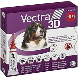 VECTRA 3D 8ML ŠUNIMS NUO 40KG N1 - PARAZITŲ PILIENAI