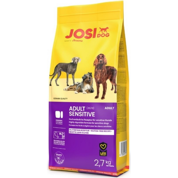 Josera Petfood Josera P šunims JosiDog Adult Sensitive 2.7 kg