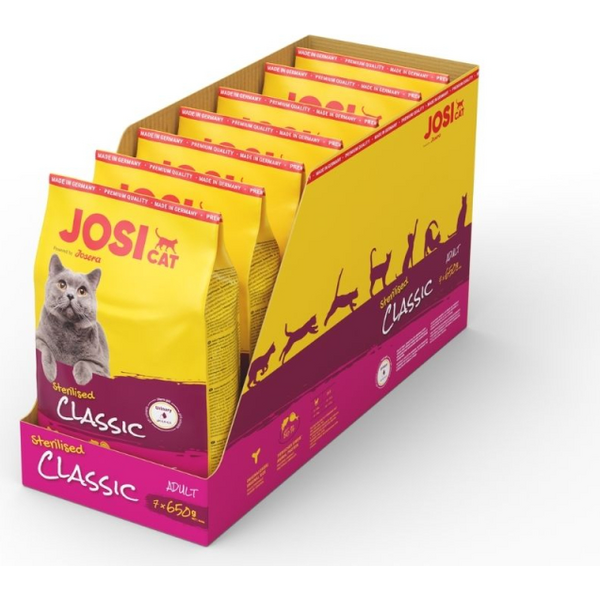 Josera Petfood Josera P katinams JosiCat Sterilised Classic 650 g, 2 image