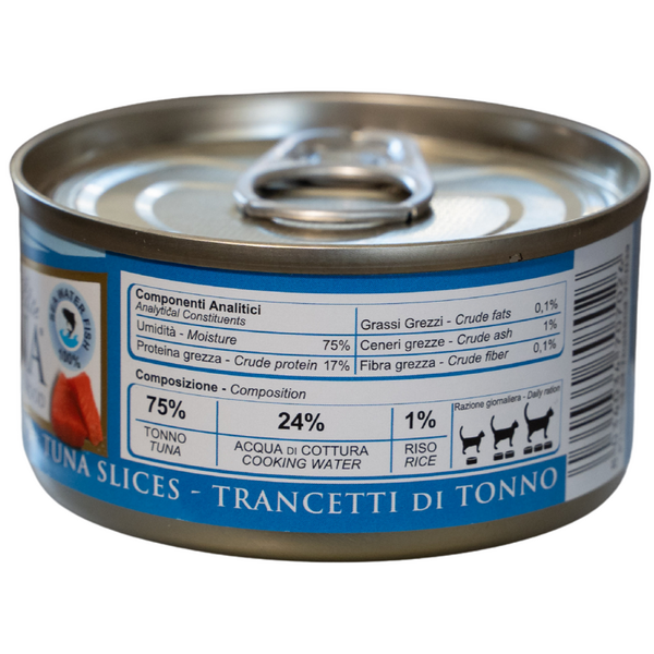 NATURINA ELITE WET TUNA SLICES 70G - KONSERVUOTAS MAISTAS KATĖMS (TUNO GABALIUKAI), 3 image