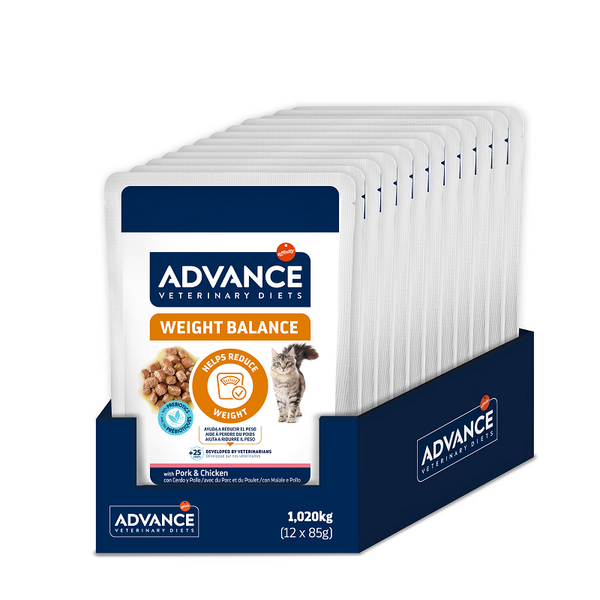 ADVANCE VETERINARY DIETS CAT WEIGHT BALANCE 85G - KONSERVAI KATĖMS SVORIO KONTROLEI, 3 image