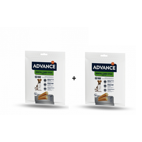 1+1 Adv šunų užkandžiai Dental care lazdelės Mini 90gr