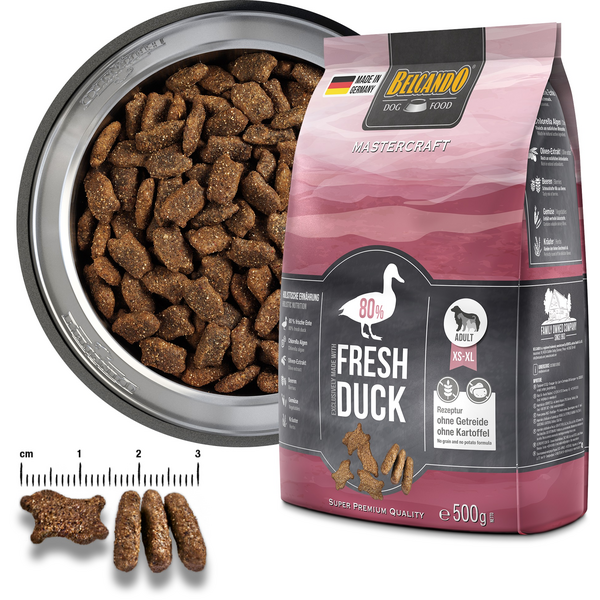 BELCANDO MASTERCRAFT FRESH DUCK 10KG - SAUSA ŠUNŲ MAISTO PRODUKAI SU ANTIES MĖSA