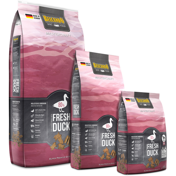 BELCANDO MASTERCRAFT FRESH DUCK 10KG - SAUSA ŠUNŲ MAISTO PRODUKAI SU ANTIES MĖSA, 2 image