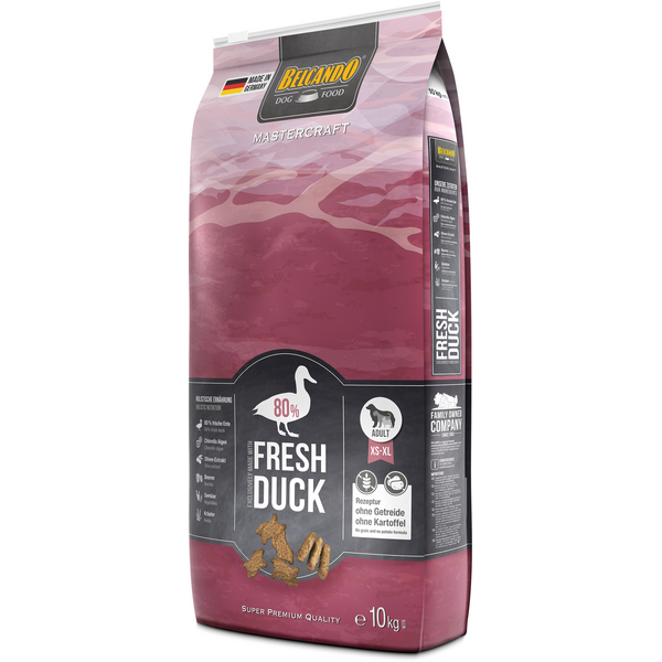 BELCANDO MASTERCRAFT FRESH DUCK 10KG - SAUSA ŠUNŲ MAISTO PRODUKAI SU ANTIES MĖSA, 3 image