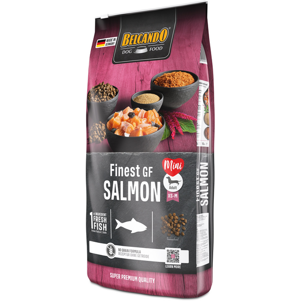 BELCANDO FINEST GF LAŠIŠA 12.5KG - BEZGLUTENO BARA MŪSOS SU LAŠIŠA, 4 image