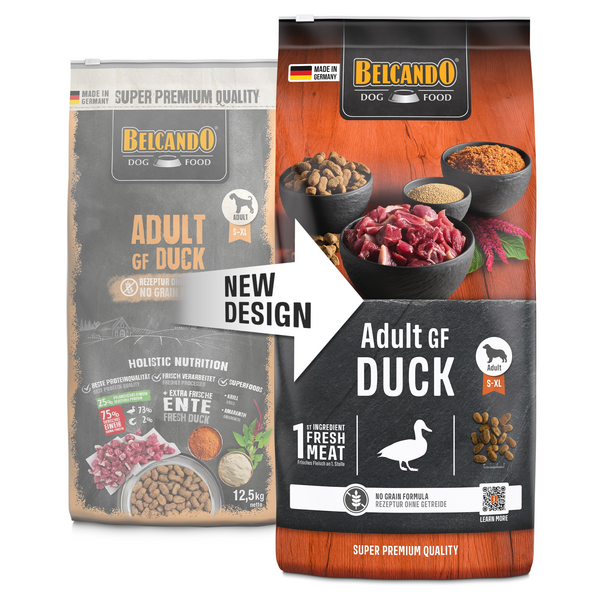 BELCANDO ADULT GF DUCK 12.5KG - BEZGLIUTENINĖ ŠUNŲ MAISTO PRIEMONĖ SU ANTIMI, 2 image