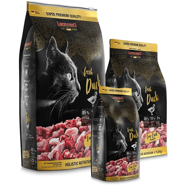 LEONARDO ADULT FRESH DUCK 250G - BEZGRAUDU SAUSA MITYBA KATĖMS SU ANTIES MĖSA, 2 image
